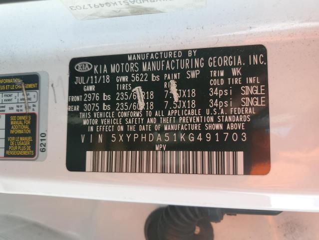 2019 KIA SORENTO EX #3301748362