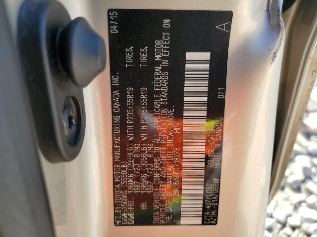 2015 LEXUS RX 350 BAS - 2T2BK1BA6FC318276