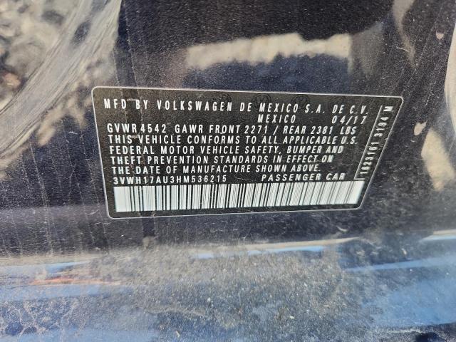 2017 VOLKSWAGEN GOLF ALLTR #3290216200