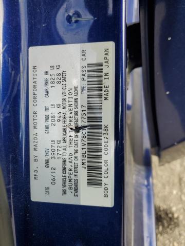 2012 MAZDA 3 I #3296250479