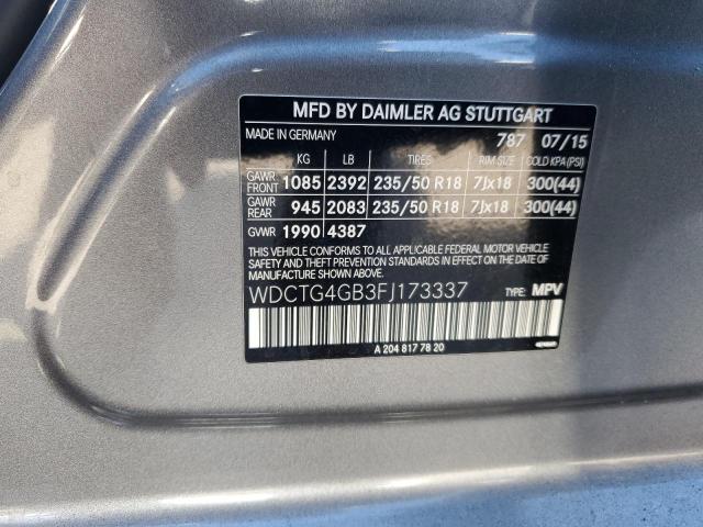 2015 MERCEDES-BENZ GLA 250 4M #3291726241