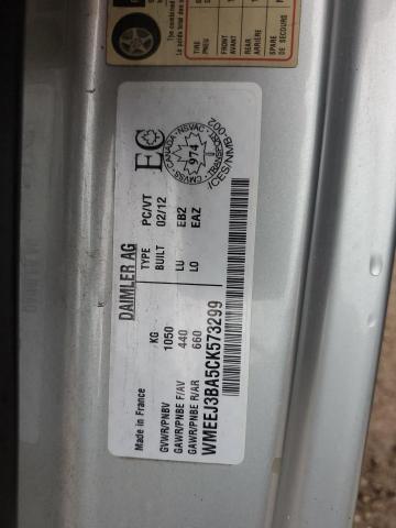 2012 SMART FORTWO PUR - WMEEJ3BA5CK573299