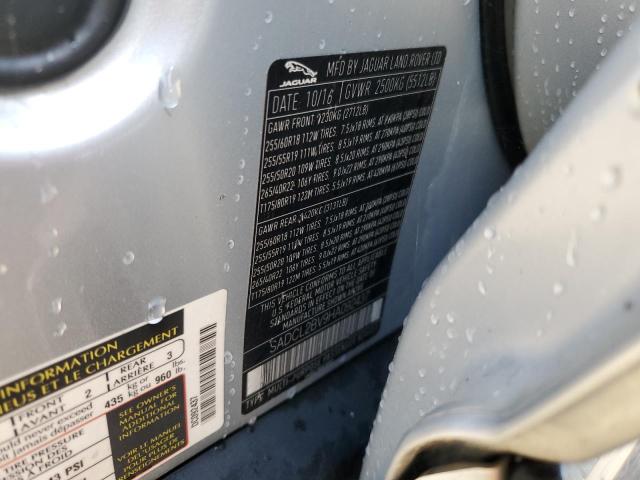 2017 JAGUAR F-PACE R - - SADCL2BV9HA092437