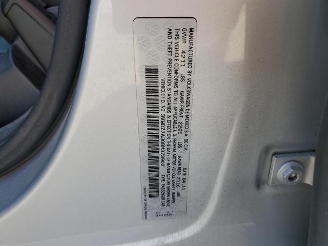 2011 VOLKSWAGEN JETTA SE - 3VWDZ7AJ0BM373902