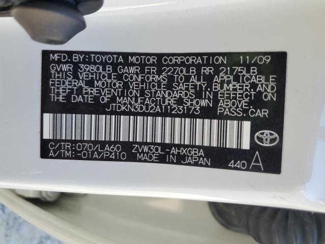 2010 TOYOTA PRIUS - JTDKN3DU2A1123173