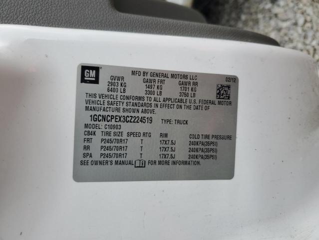 2012 CHEVROLET SILVERADO #3290247214