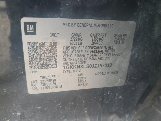 2018 GMC ACADIA DEN 1GKKNXLS0JZ157013