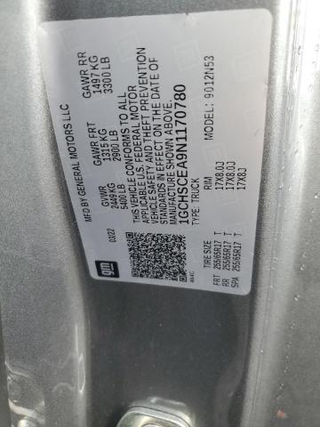 2022 CHEVROLET COLORADO L - 1GCHSCEA9N1170780