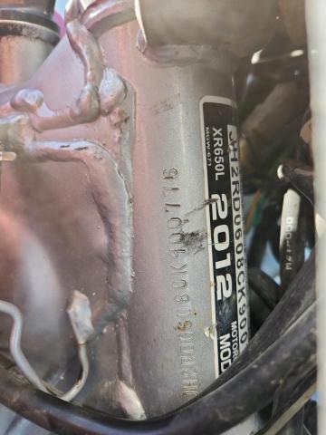 2012 HONDA XR650 L #3285973556
