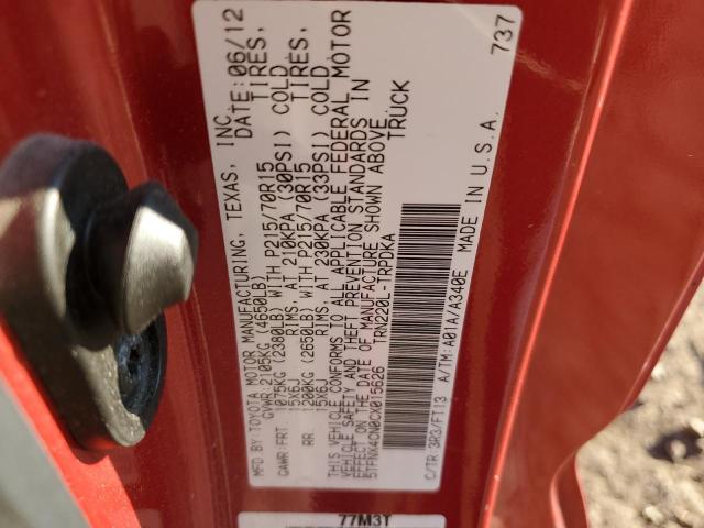 2012 TOYOTA TACOMA #3318902914