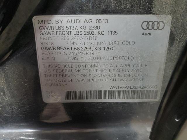 2013 AUDI A4 ALLROAD - WA1VFAFLXDA248603