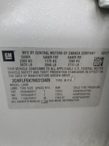 2017 CHEVROLET EQUINOX LT - 2GNFLFEK7H6313409