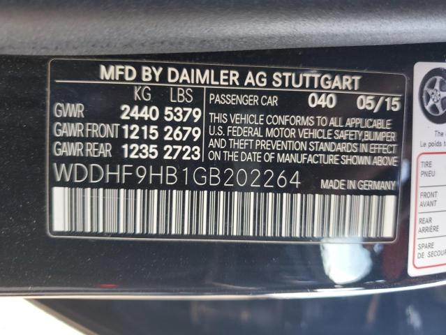 2016 MERCEDES-BENZ E 250 BLUE WDDHF9HB1GB202264