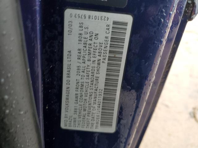 2004 VOLKSWAGEN GTI #3302659018