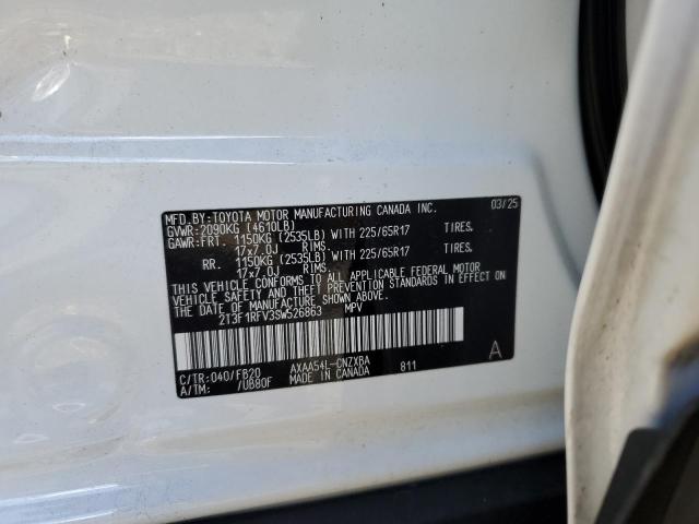 2025 TOYOTA RAV4 LE - 2T3F1RFV3SW526863