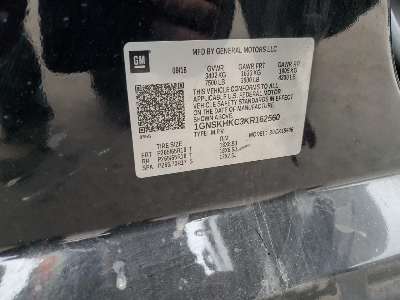 CHEVROLET SUBURBAN K1500 LT