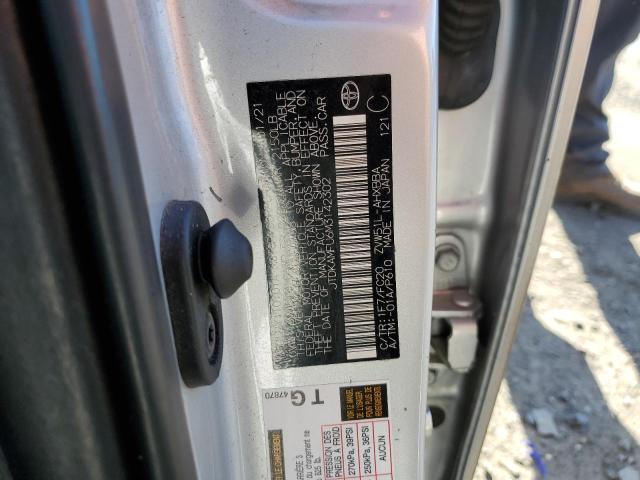 2021 TOYOTA PRIUS SPEC JTDKAMFU6M3142302