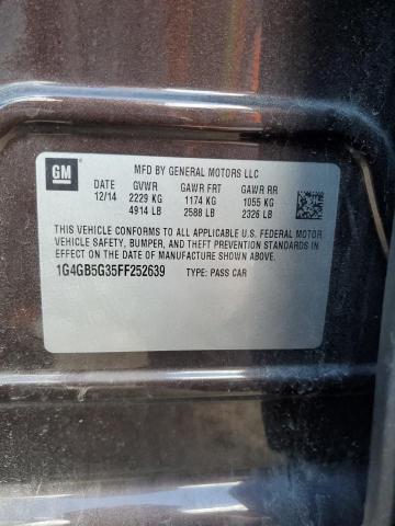 2015 BUICK LACROSSE 1G4GB5G35FF252639