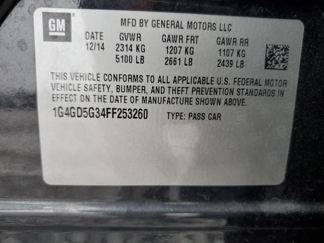 2015 BUICK LACROSSE P 1G4GD5G34FF253260