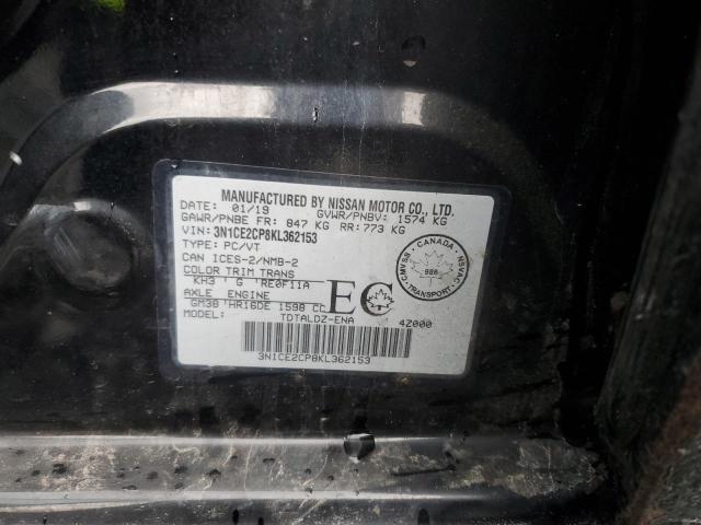 2019 NISSAN VERSA NOTE - 3N1CE2CP8KL362153