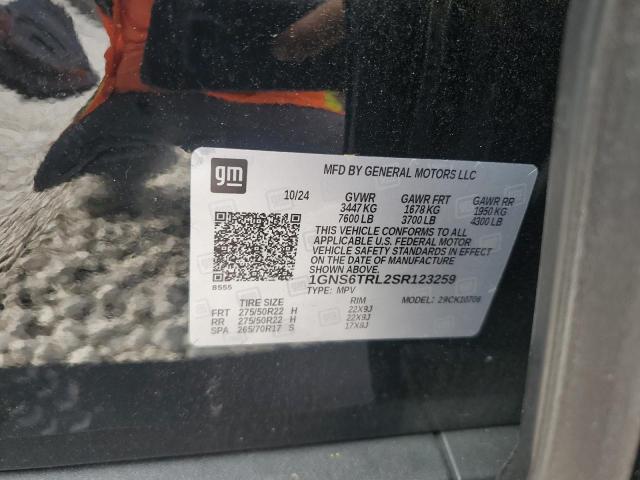 2025 CHEVROLET TAHOE K150 #3287606014