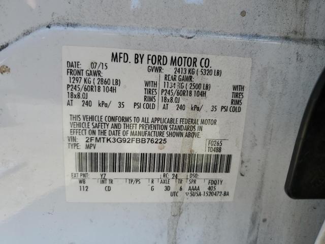 2015 FORD EDGE SE - 2FMTK3G92FBB76225