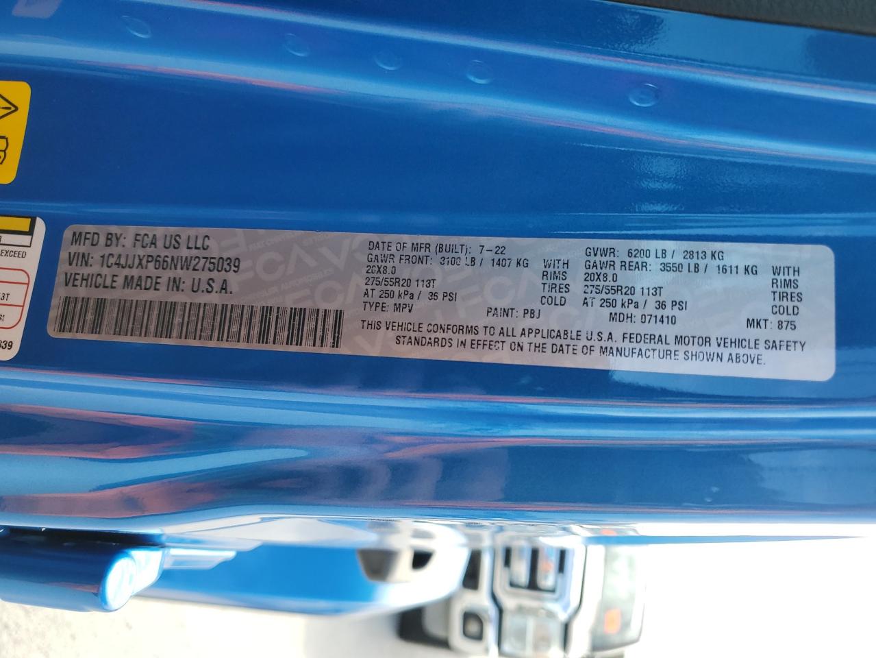 JEEP WRANGLER SAHARA 4XE