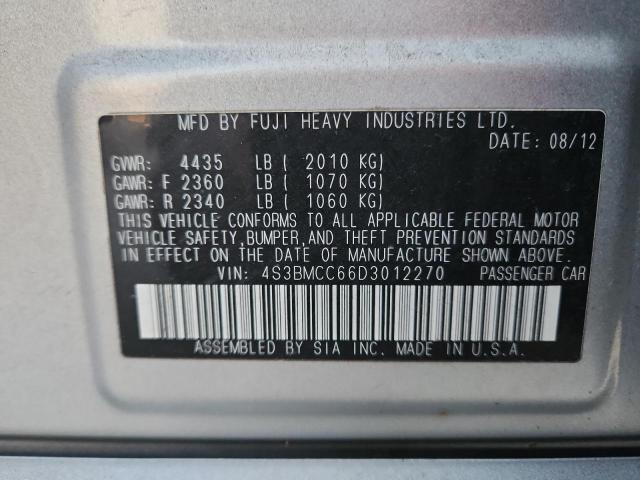 2013 SUBARU LEGACY 2.5 - 4S3BMCC66D3012270