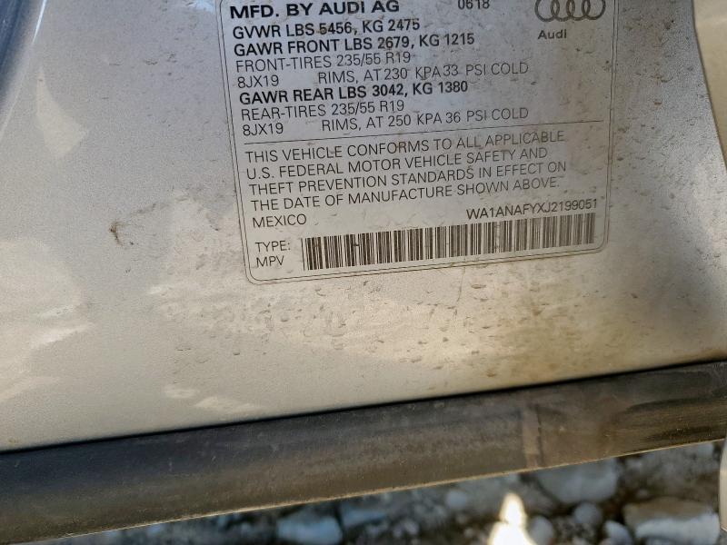 2018 AUDI Q5 PREMIUM #3258887796