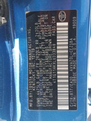 2020 TOYOTA CAMRY SE #3291194957