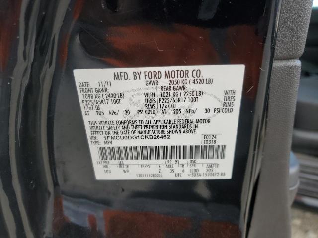 2012 FORD ESCAPE XLT - 1FMCU0DG1CKB26462