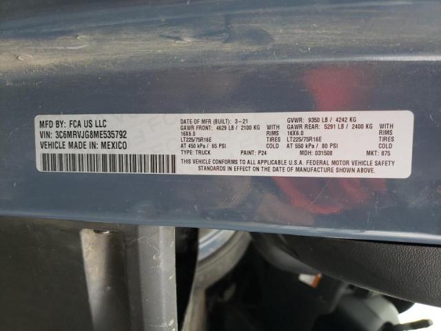 2021 RAM PROMASTER #3310352988