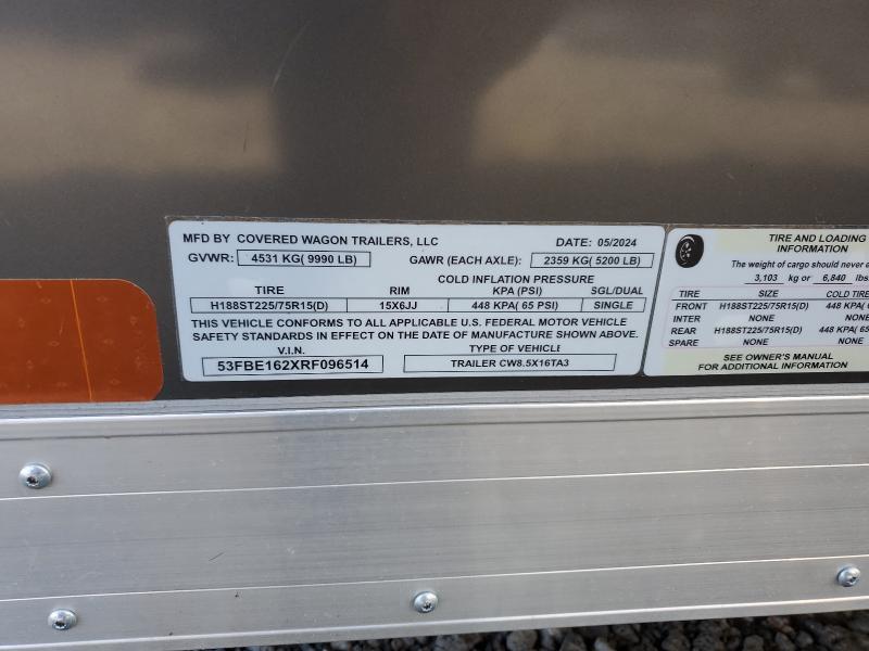 2024 COVERED WAGON UNKNOWN #3302639024