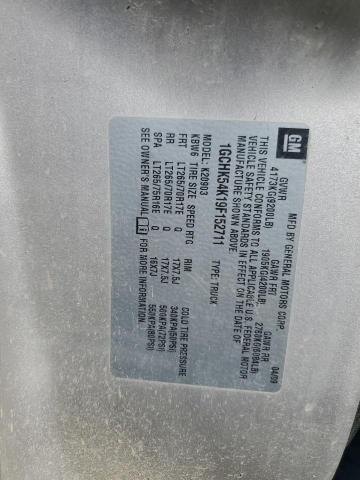 2009 CHEVROLET SILVERADO #3309433963