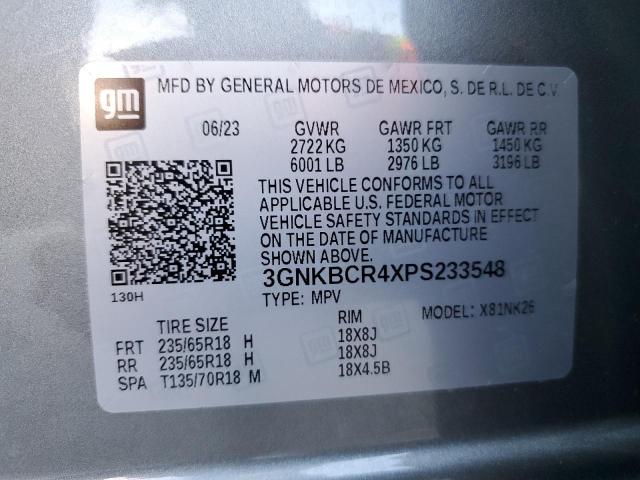 2023 CHEVROLET BLAZER 2LT - 3GNKBCR4XPS233548