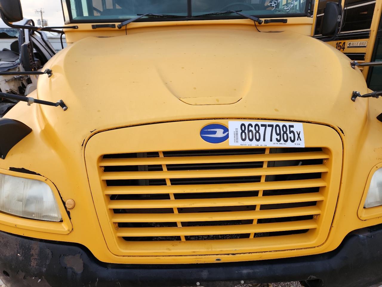 Lot #3305292307 2012 BLUE BIRD SCHOOL BUS
