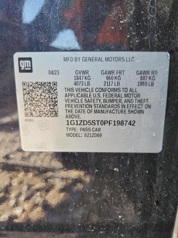 2023 CHEVROLET MALIBU LT - 1G1ZD5ST0PF198742