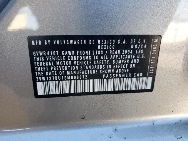 2025 VOLKSWAGEN JETTA SE - 3VW7X7BU1SM009872