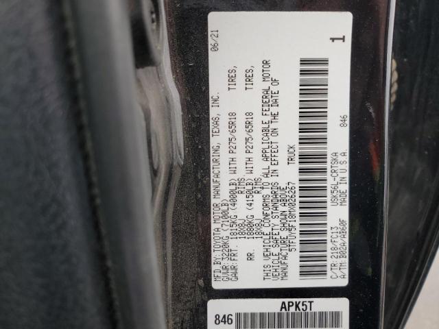 2021 TOYOTA TUNDRA DOU 5TFUY5F18MX026267