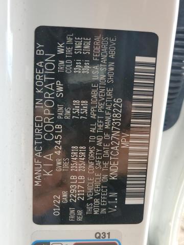 2022 KIA SELTOS SX KNDETCA27N7318226