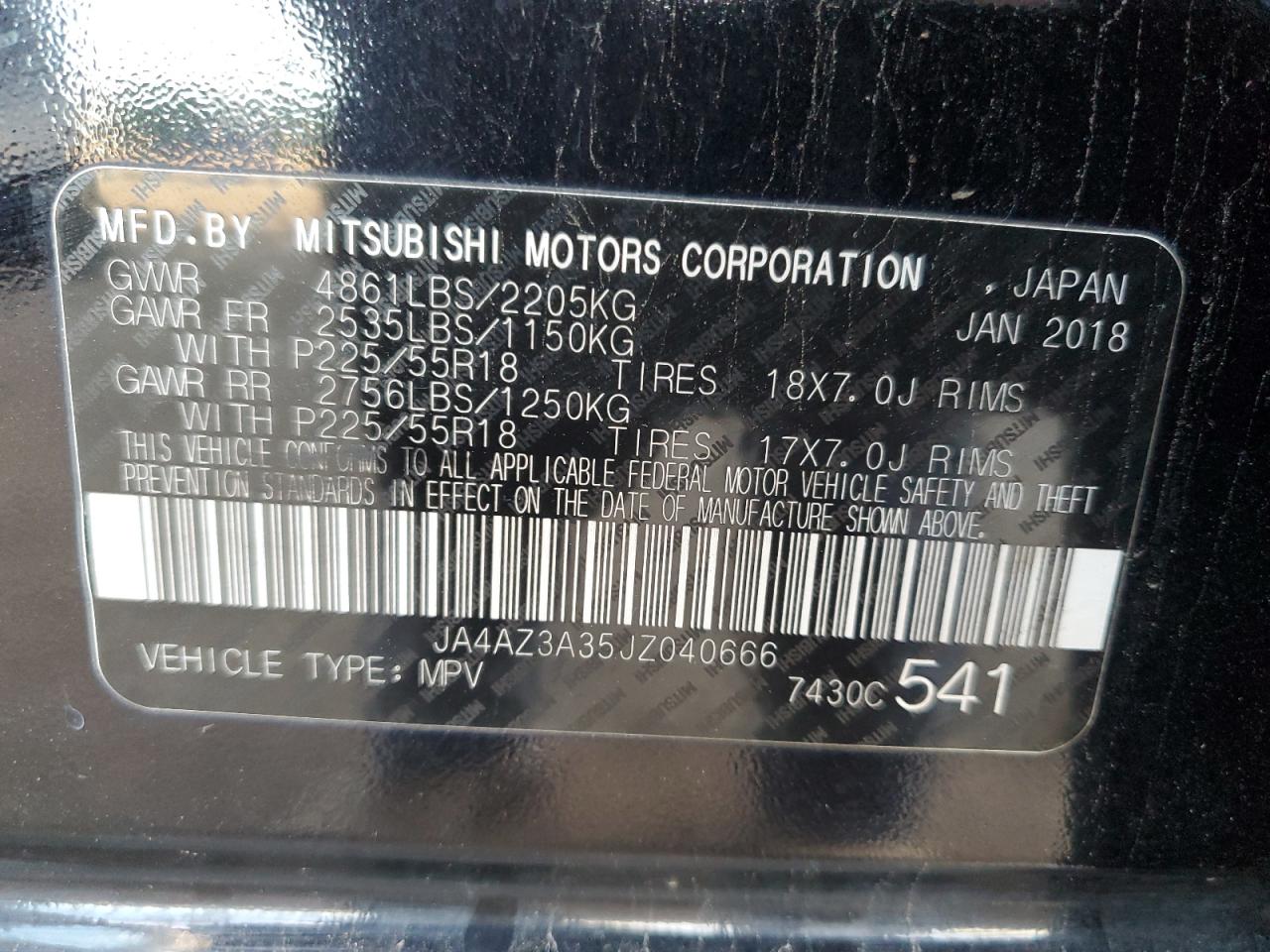 MITSUBISHI OUTLANDER SE