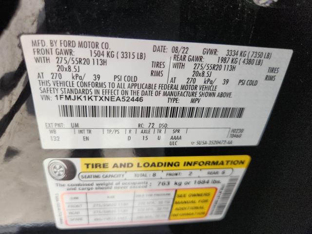 2022 FORD EXPEDITION #3305512063