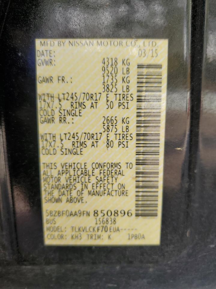 NISSAN NV3500 3500 S