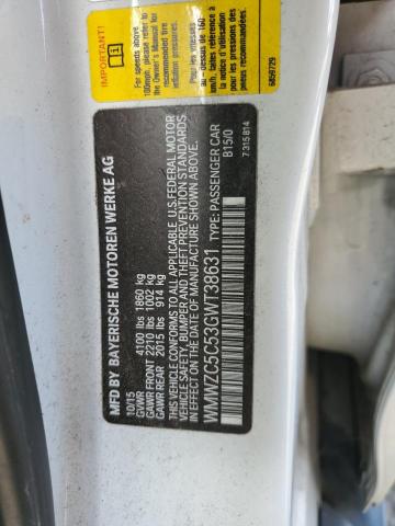 2016 MINI COOPER S COUNTRYMAN WMWZC5C53GWT38631