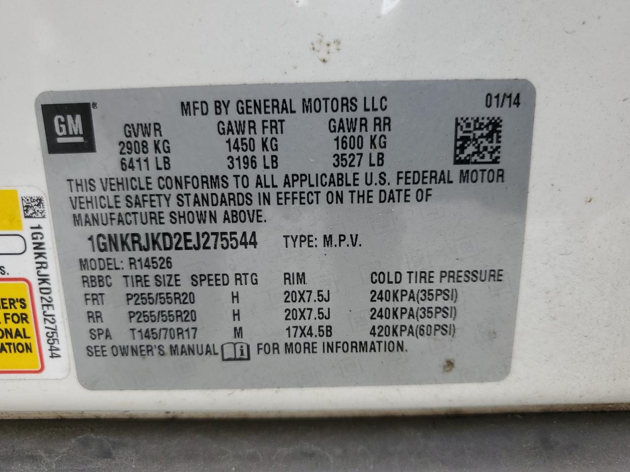 CHEVROLET TRAVERSE LTZ