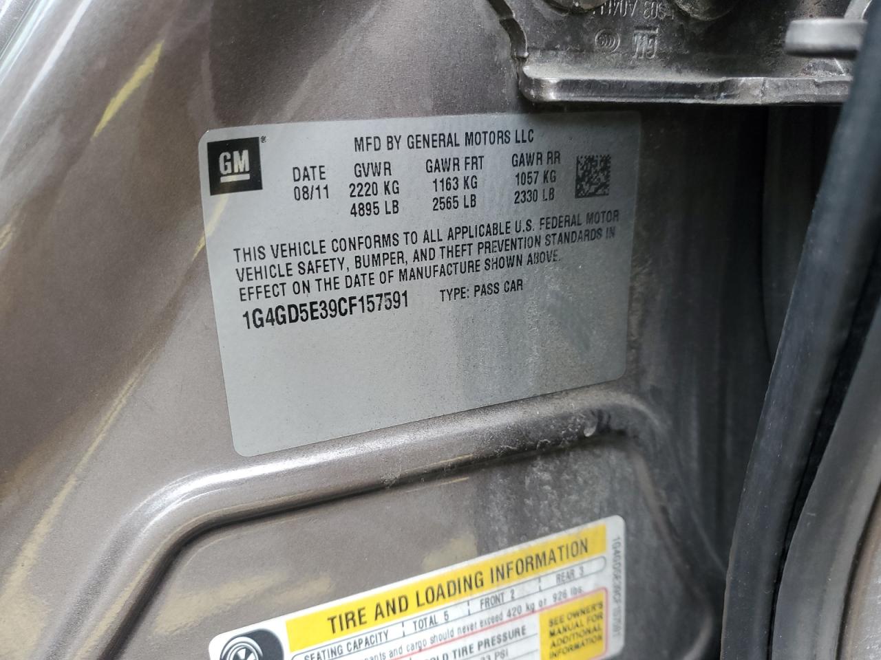 BUICK LACROSSE PREMIUM