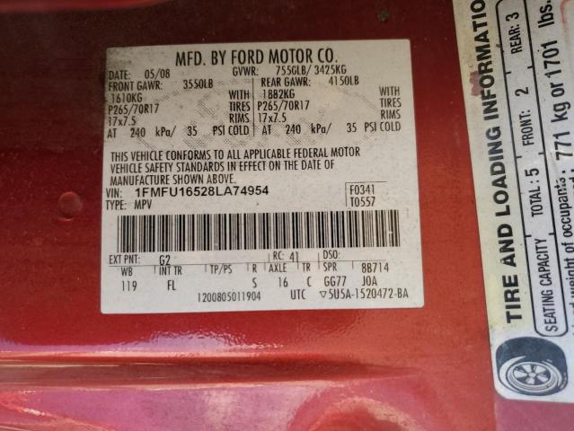 2008 FORD EXPEDITION #3297259413