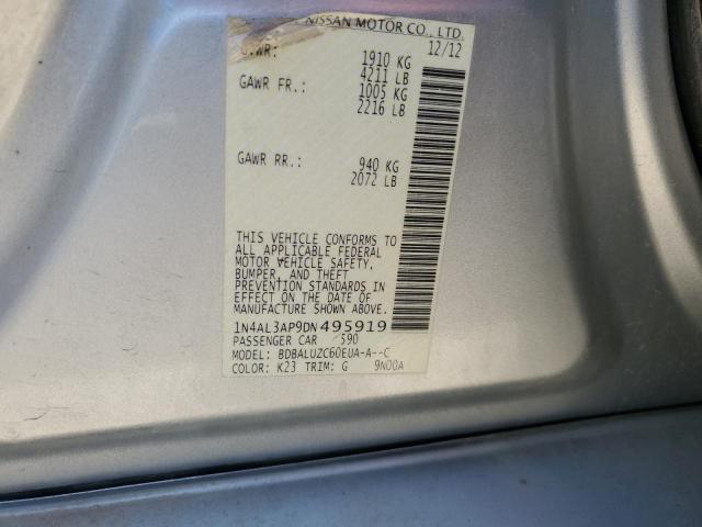 2013 NISSAN ALTIMA 2.5 - 1N4AL3AP9DN495919