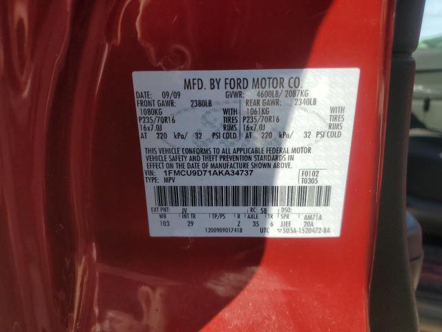 2010 FORD ESCAPE XLT - 1FMCU9D71AKA34737