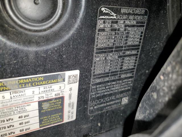 2020 JAGUAR F-PACE PRE #3302653054